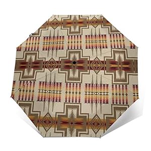 Pendleton Chief Joseph Automatic Tri-Fold Umbrella Folding Sunscreen Umbrella UV Rain Umbrellas Durable