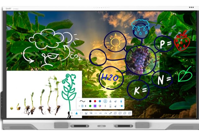Image of Smart Technologies RX286 86 in. Smart Board RX Series Interactive Display with iQ - White