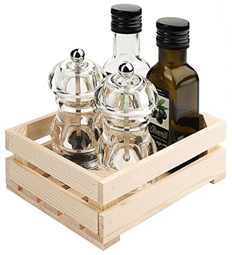 Preisvergleich Produktbild Menage in Holzkiste