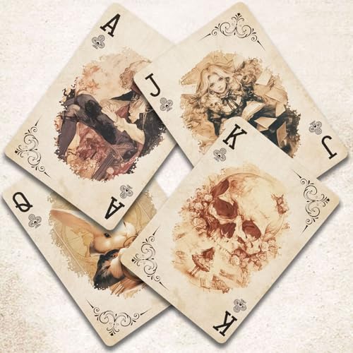 Cartas de Póker Premium con Diseño Artístico Vintage miniatura 5