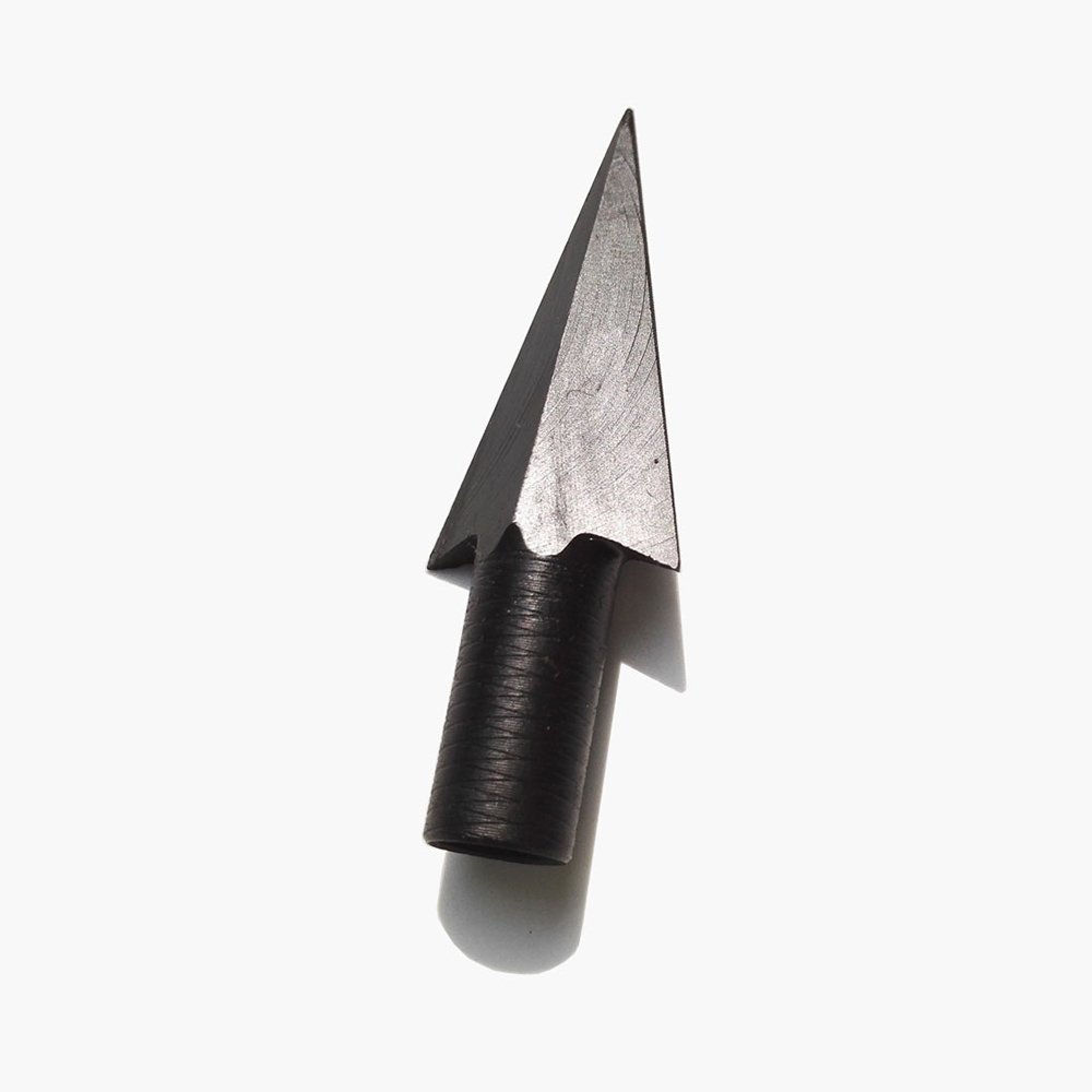 Tiro con L'Arco Metallo Punte di Freccia A Caccia Punte di Freccia All'aperto Broadheads per Frecce in Legno di bambù (3Pcs)
