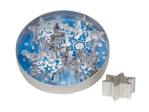 Fox Run Snowflake Cookie Cutter Set, 5 piece