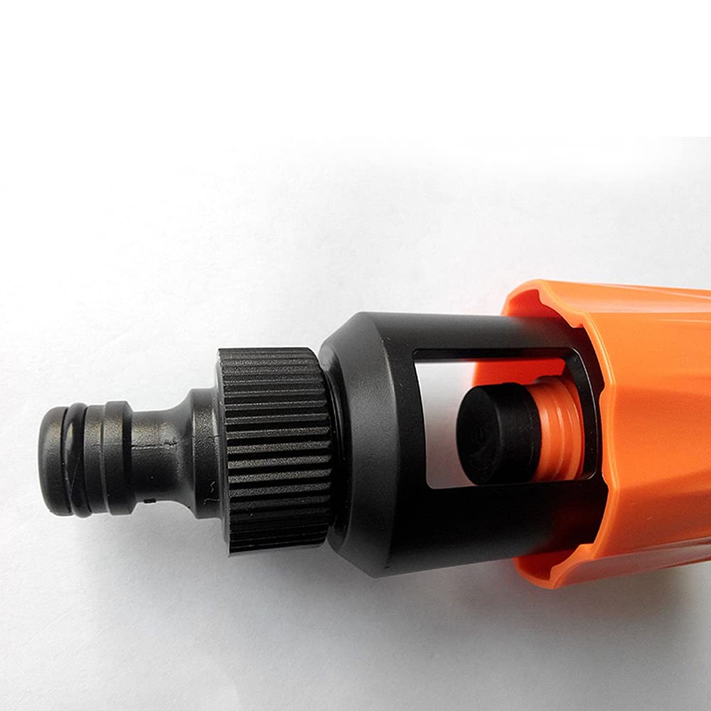 Connettore Universale Per Rubinetto, Adattatore Regolabile In ABS E TPR, Per Tubo Da Giardino E Cucina, Raccordo Antigoccia, Colore Arancione