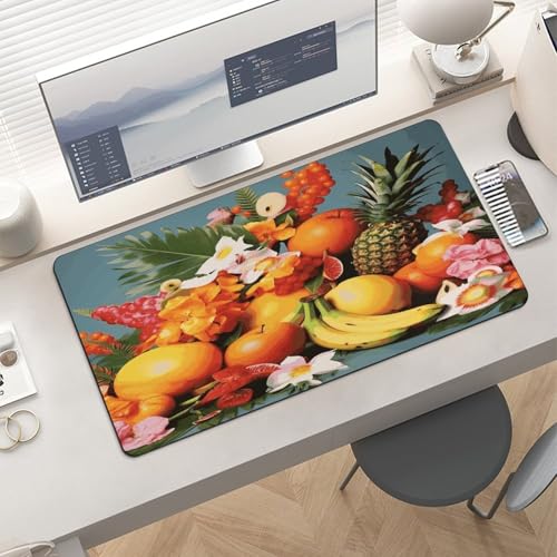 Pad Mouse Grande con Diseño Tropical y Base Antideslizante miniatura 6