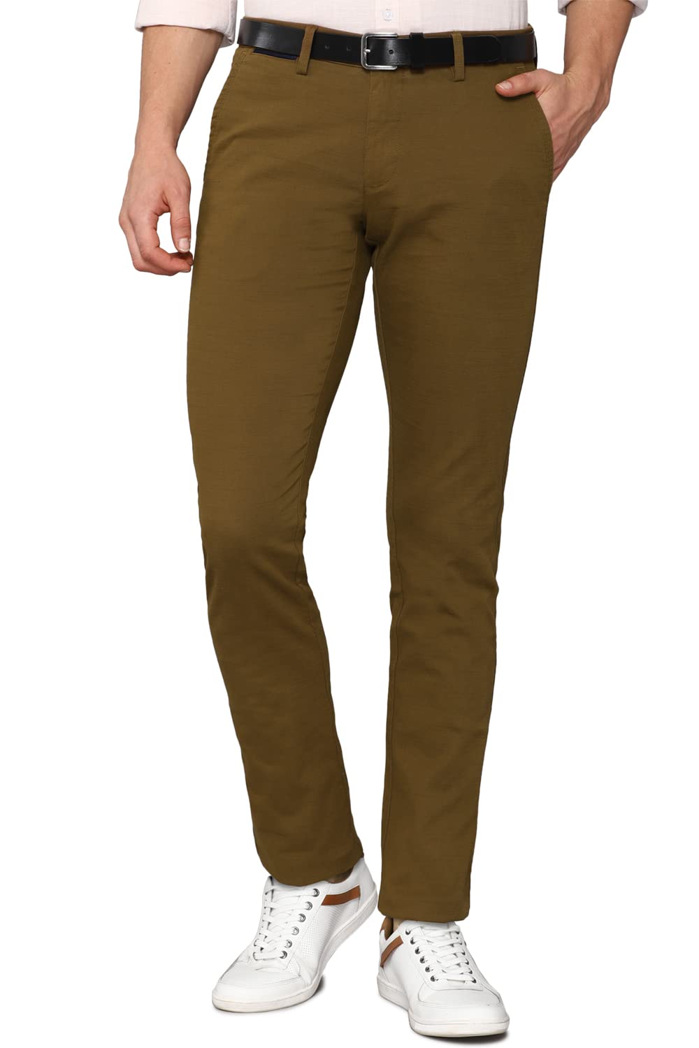 peter england Men's Polyester Blend Regular Business Suit Pants Set (PESUONSB814767_Blue_42)-picture-13