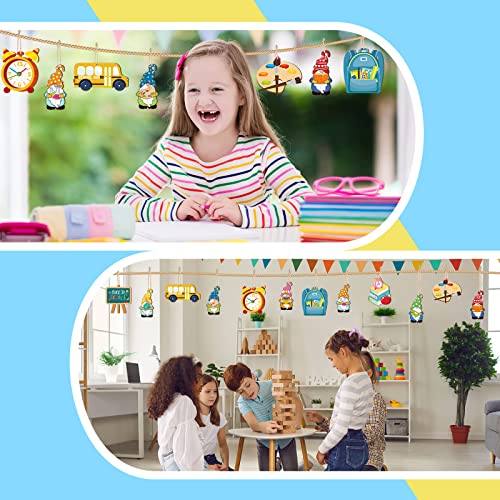 24 Pcs Back To School Ornaments Wooden Hanging Banner Decorations Back To School Decorations First Day Of School Classroom Hanging Decor Back To School Decorative Hanging Ornaments, 12 Styles #TOP1