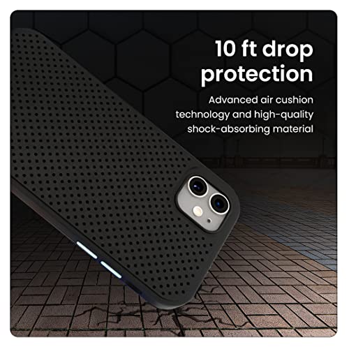 Image of Totem Graphene Case for iPhone 11 | iPhone XR Back Case Cover | 10ft Drop Protection | Heat Dissipation | Non Magsafe (TPU, Black)