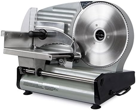 Commercial Meat Slicer Electric Deli 8.7" Blade 180W Slice Veggie Cutter Kitchen