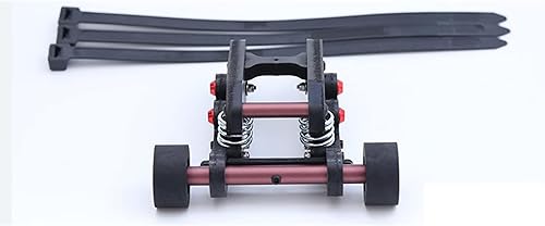 Rueda de cabeza de control remoto, piezas de actualización de rueda de nailon para 1/8 Traxxas Sledge 95076-4 RC Car