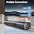 RIOWOIS Sound Bar for Smart TV, Bass Boost and Crisp Vocals,Bluetooth Soundbar for TV/PC/Gaming/Projectors,Optical/AUX/Wall Mount,17inch