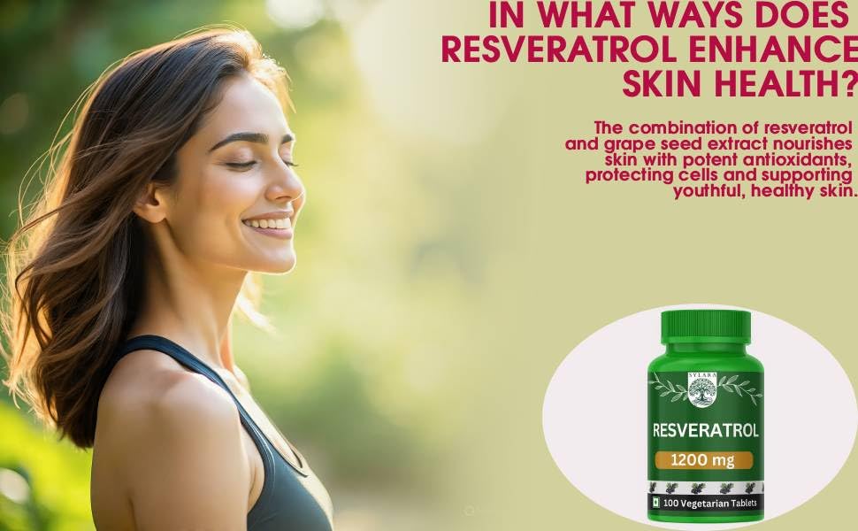 Sylara Trans Resveratrol - 99.9% - 1200 mg with Grapeseed Extract and Quercetin Tablets/Capsules Supplement Powder 2