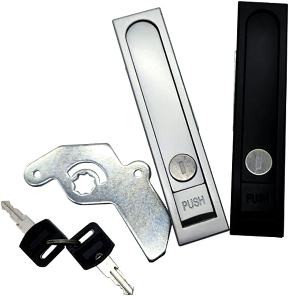 Industrial Zinc Alloy Swing Handle Lock Latch Cinet Door Panel 1Pcs