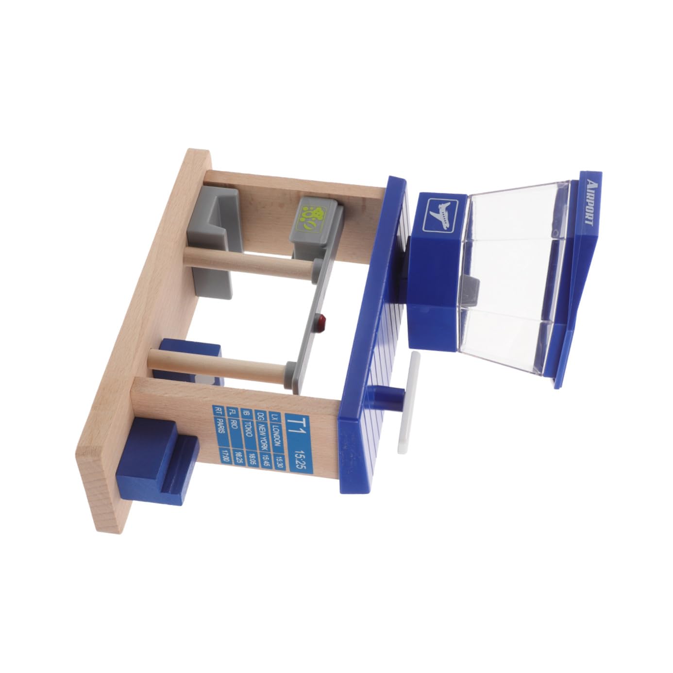Accessorio Pista Aeroporto in Legno e Plastica 1 Pz | Bambini, Design Unico, per Asili e Casa, Stimola Creatività e Ragionamento