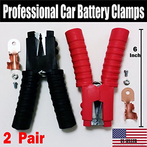 4 Pcs - Heavy Duty Jumper Starter Booster Cable Car Battery Charger Clamp, 25 Years Warranty #TOP2