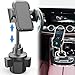 Phone Holder for Car, Adjustable Automobile Cup Holder Phone Mount for iPhone Xs XS Max XR X 8 8+ 7 7 Plus 6s Plus 6s SE Samsung Galaxy S10 S10E S9 S9+ S8 S7 Edge S6 Note 5, Xperia, iPod, Smartphone