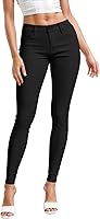 HyBrid & Company Women's Hyper Ultra Stretch Skinny Pants - Comfy Work Casual Leggings, 30+ Colors, Multiple Inseams