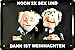 Produktbild Unbekannt Blechschild 20x30 cm Muppets Waldorf & Statler Noch 2X Sex dann ist Weihnachten Spruch Fun Bar Metall Schild
