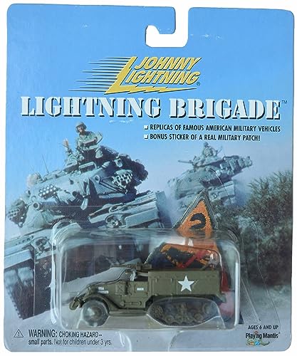 Johnny Lightning Lightning Brigade WWII M 16 Anti Aircratf Half Track