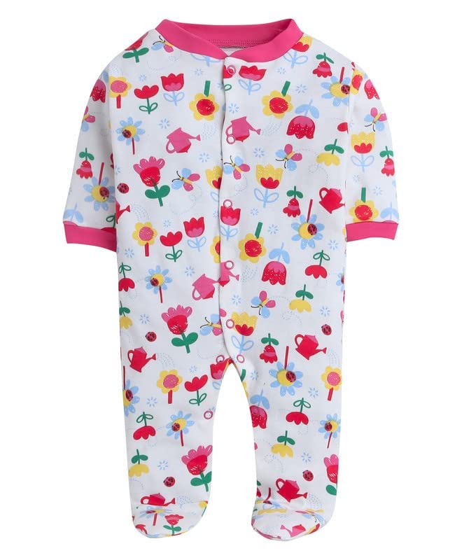 Image of Pooja Baby 100% Cotton Rompers /Sleepsuits /Jumpsuit /Night Suits for Baby Boys & Girls, Infants, New Borns