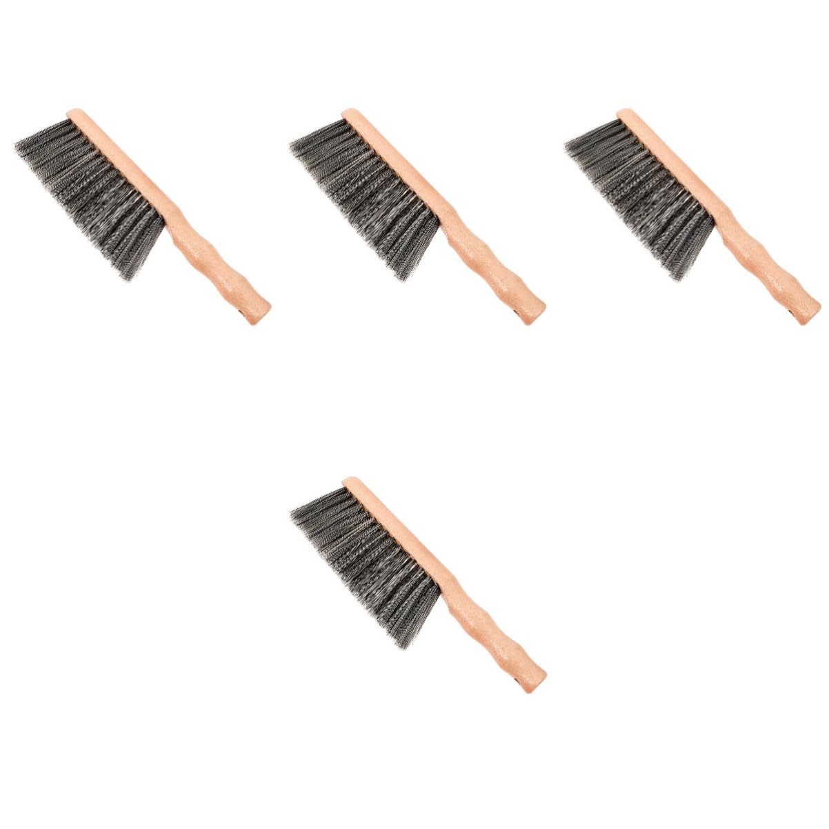 NIYANGLE Fireplace Bench Brush with Ergonomic Handle Soft Bristles for Gentle Cleaning of Hearths and Grills Elegant Design for Home Kitchen Countertop Maintenance