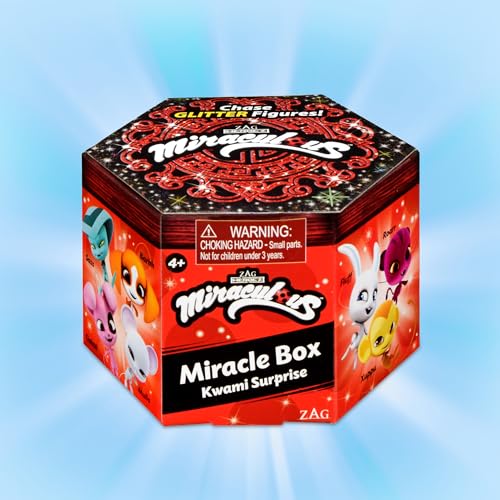 Zag Heroez Miraculous Miraculous 50500 Kwami Surprise Miracle Box Zag Heroez Blind Box - One of 6 - Wayzz, Tikki, Trixx, Plagg, Pollen, or Nooroo (Single Pack)