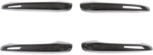 Miniatura 2 de AkosOL Compatible con Porsche Macan 2014-2023 de fibra de carbono seca para manija de puerta exterior de automóvil, accesorios adhesivos (sin