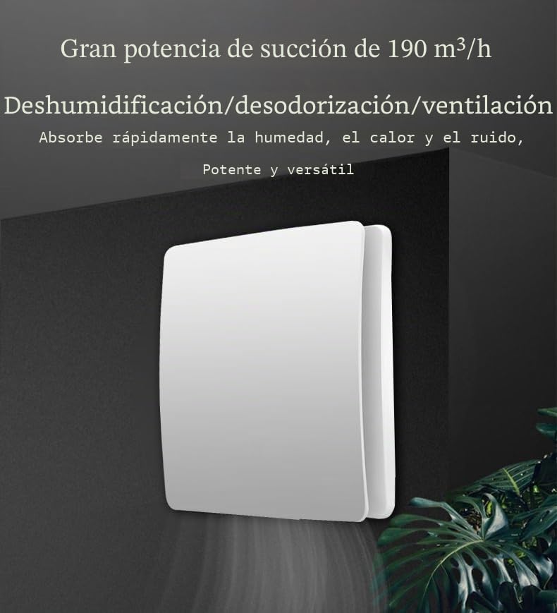 Extractor Baño Extractores De Aire Baño Ventilador Baño con Mando A Distancia De Bajo Ruido (con Trampilla De Reflujo), Apto para Baños, Cocinas, Aseos Y Áticos,4 Inch Model