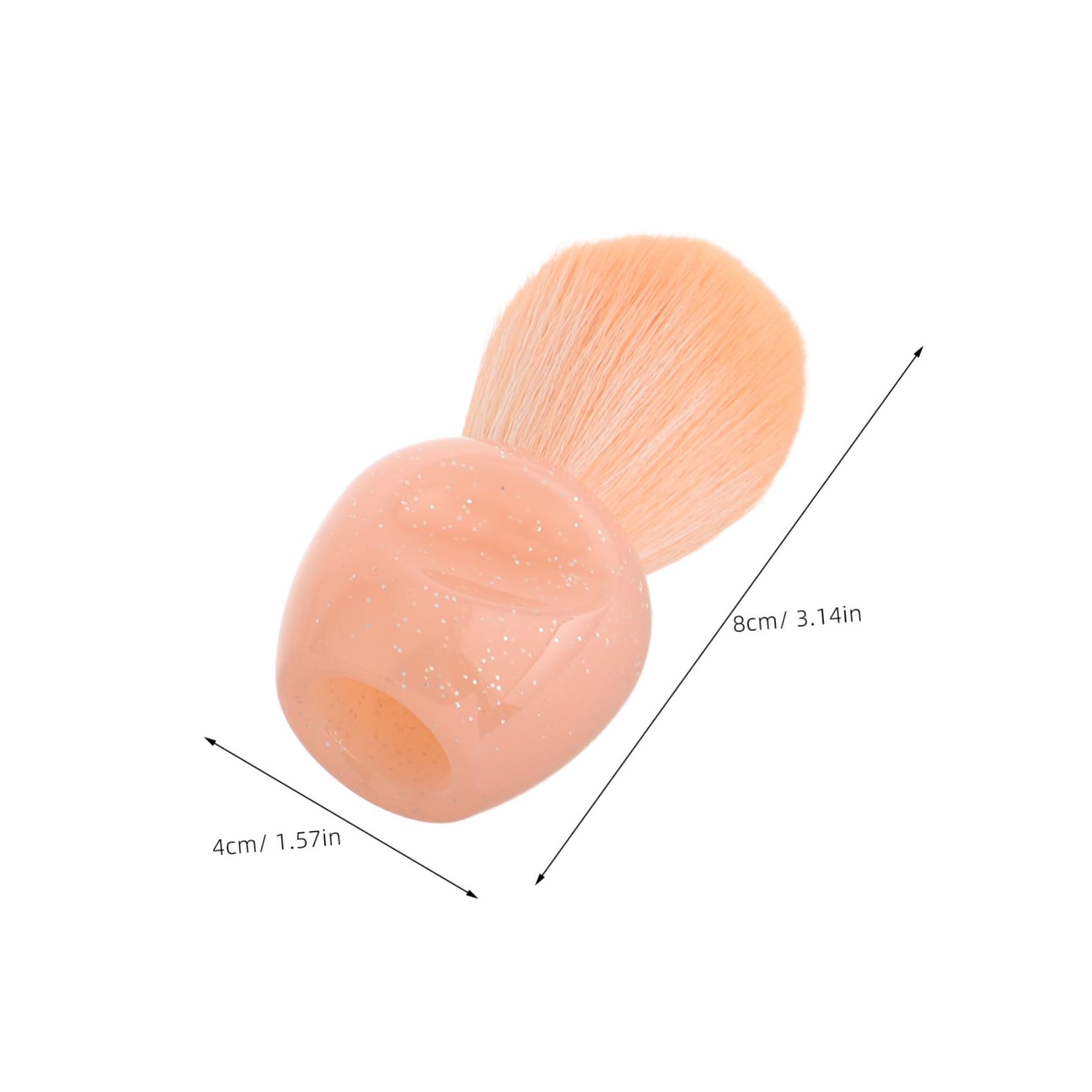 Outanaya Dust Removal Makeup Brush Set Mini Blush Brush for Manicure Multi-function Travel-friendly