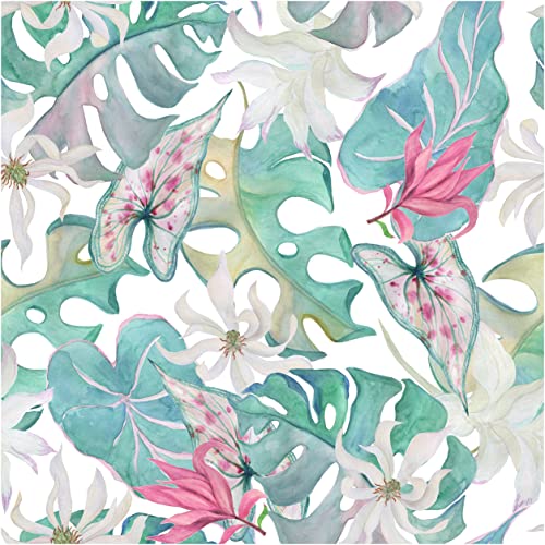 Papel pintado para despegar y pegar Blooming Wall DPYA26 vinilo adhesivo pared lisa 2