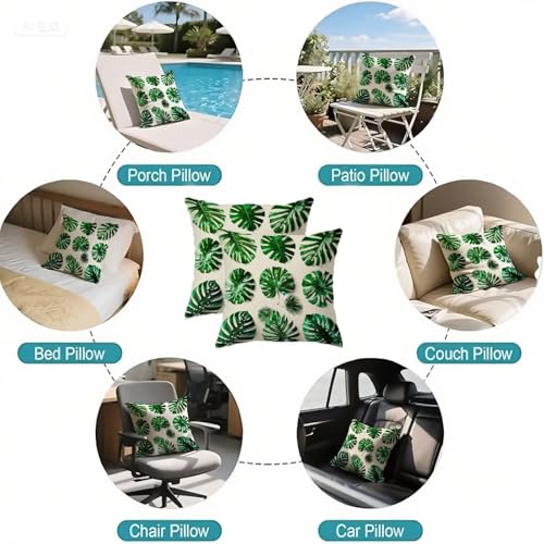 Housse coussin 75x75cm vert en velours vintage pour decor salon