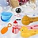 DYNWAVE 6 Pieces Multi Functional Snow Clip,Snowball Fight Game, Maker Clamps,Outdoor Snow Toys for Game Outdoor, Activities, Outdoor Beach, Without Heart