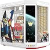 Hyte Y70 Touch Infinite Gundam Wing Official Licensed - Mid-Tower ATX Gaming PC Desktop Case - Panoramic Tempered Glass - Dual Chamber - High Airflow Chassis - PCIE 4.0 Riser Cable Included - White