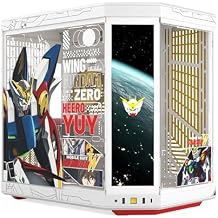 Hyte Y70 Touch Infinite Gundam Wing Official Licensed - Mid-Tower ATX Gaming PC Desktop Case - Panoramic Tempered Glass - Dual Chamber - High Airflow Chassis - PCIE 4.0 Riser Cable Included - White