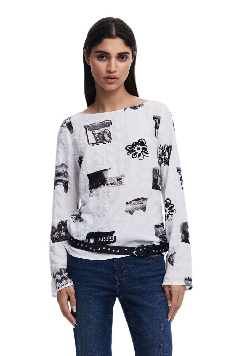 BLUS_TIQUE, 1000 White, L