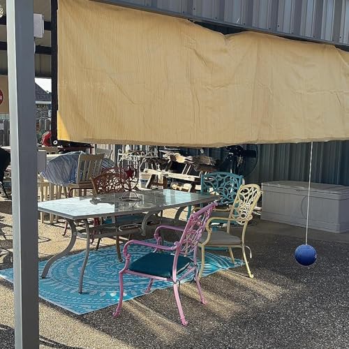 Toldo de jardin transpirable 10x12m ideal para crear sombra en el patio o la terraza 4