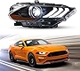 Nixon Offroad Headlights for Ford Mustang 2018-2022 Head Lights Assembly LED Projector DRL Replacement Turn Signal Lights High Low Beam (Passenger Side)