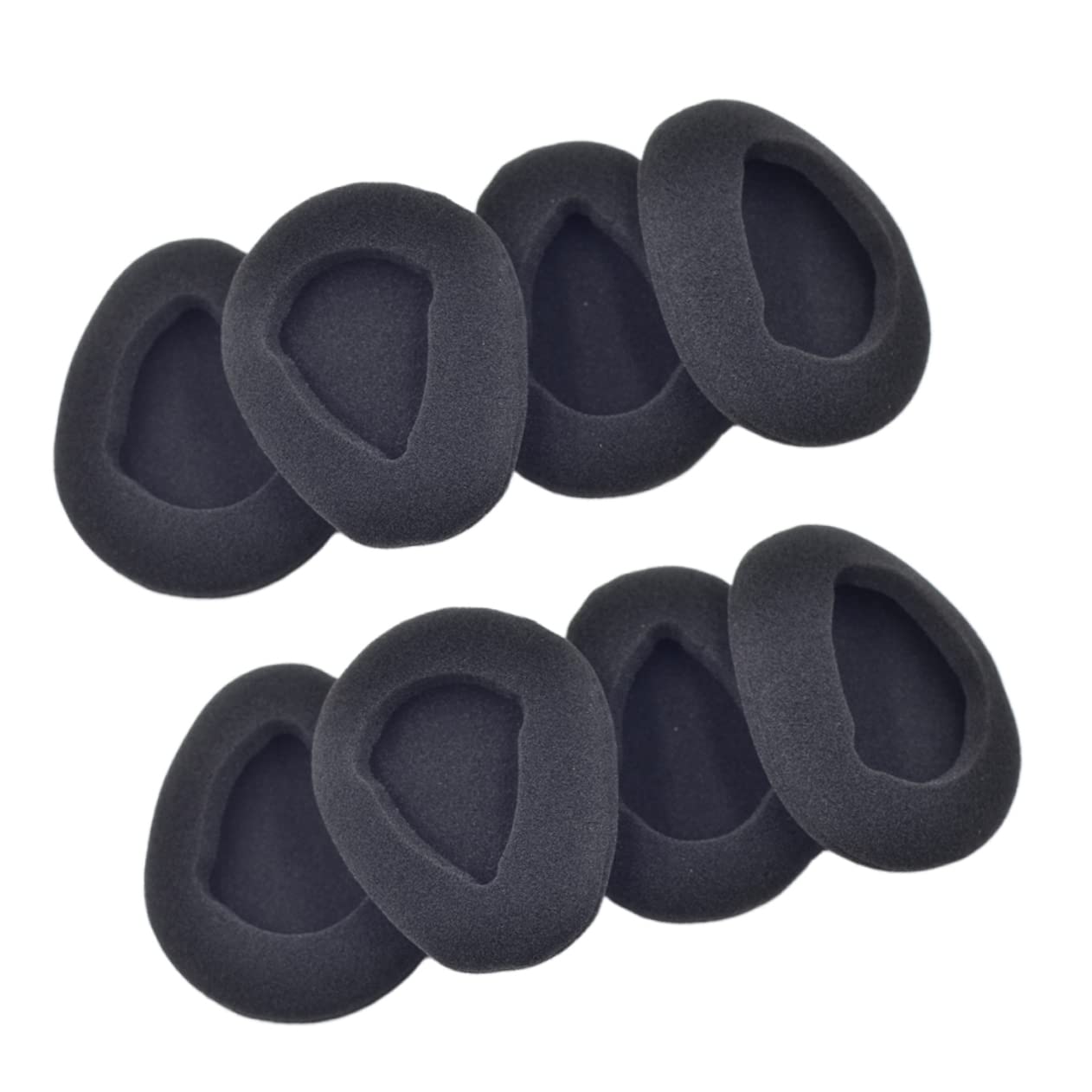 OSALADI STK Headset-Schwammpolster Schwammabdeckung kabellose Kopfhörer Schaumstoff-Ohrpolster Weiche Headset-Abdeckung Kissen Kopfhörer Ohrstöpsel Black