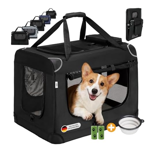 Zedelmaier Faltbare Hundebox für Reisen