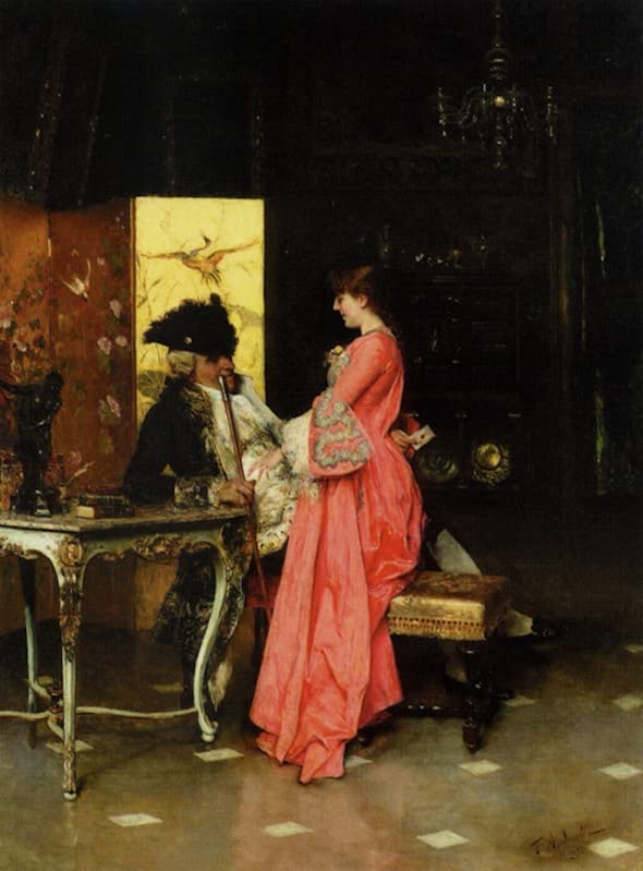 Tableau la Lettre secrète d'Andreotti 60x90cm, impression d'art mural élégante et raffinée