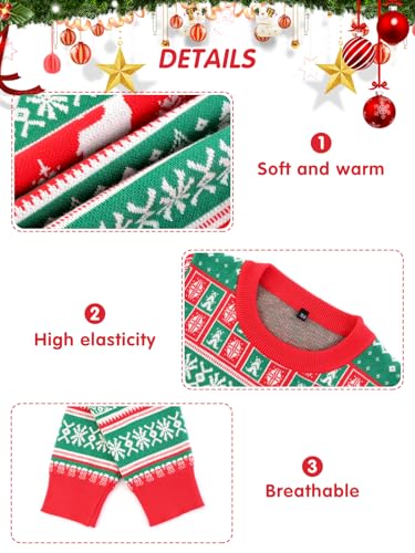 Matching Family Reindeer and Snowflake Christmas Sweater - Image 5