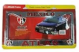 Atlas de Guadalajara Official License Plate Frame Plastic (Chrome/Red)