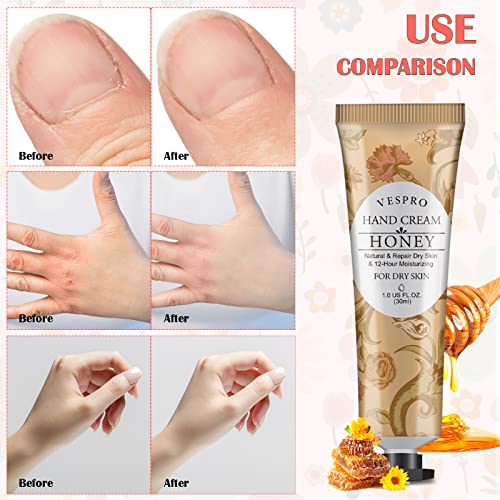 Vespro 18 Pack Plant Fragrance Hand Cream, Moisturizing Hand Care Cream Gift Set,Mini Hand Lotion Travel Size In Bulk,Gifts For Women,Mom,Sister,Yourself-18 Different Scented/30Ml #TOP1