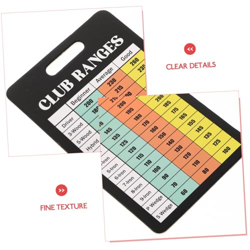 10 tarjetas puntuación golf duraderas con fuente clara miniatura 7