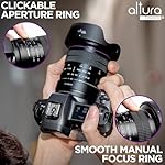 Altura Photo 8mm f/3.0 Professional Wide Angle Lens Aspherical Fisheye for Canon EOS 90D 80D 77D Rebel T8i T7 T7i T6i T6s T6 T100 SL2 SL3 DSLR Cameras with EF Mount - Image 5