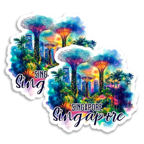 Imanes decorativos de viaje 4 pulgadas 2-pack miniatura 1