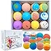 12 Bath Bombs For Kids All Natural Colorful Bath Bomb Kit - Safe for Sensitive Skin - Relaxing Bath Bombs For Girls and Boys - Best Gift Set For Kids - Made in USA