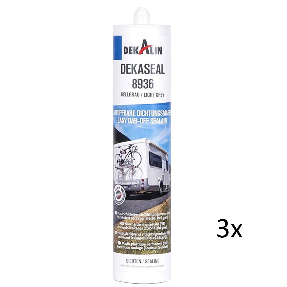 Decalin B07WSTKC9H Dekaseal 8936 Gasket, 310ml Volume, light gray, 3 pieces, lightgrey, 3 x 310 ml - Image 2