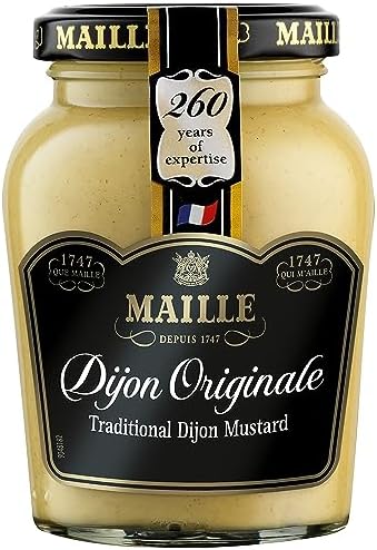 Maille Dijon Original Mustard since 1747 condiment for salads, chicken, and fish 215 g