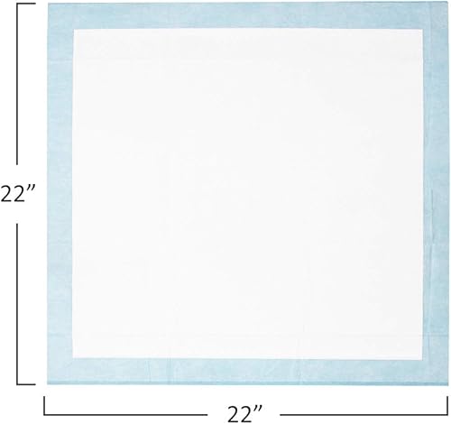 Miniatura 6 de BV Almohadillas de entrenamiento para orina para perros y cachorros, 22 x 22 pulgadas, 50 unidades, 6 paquetes (total 300 unidades)