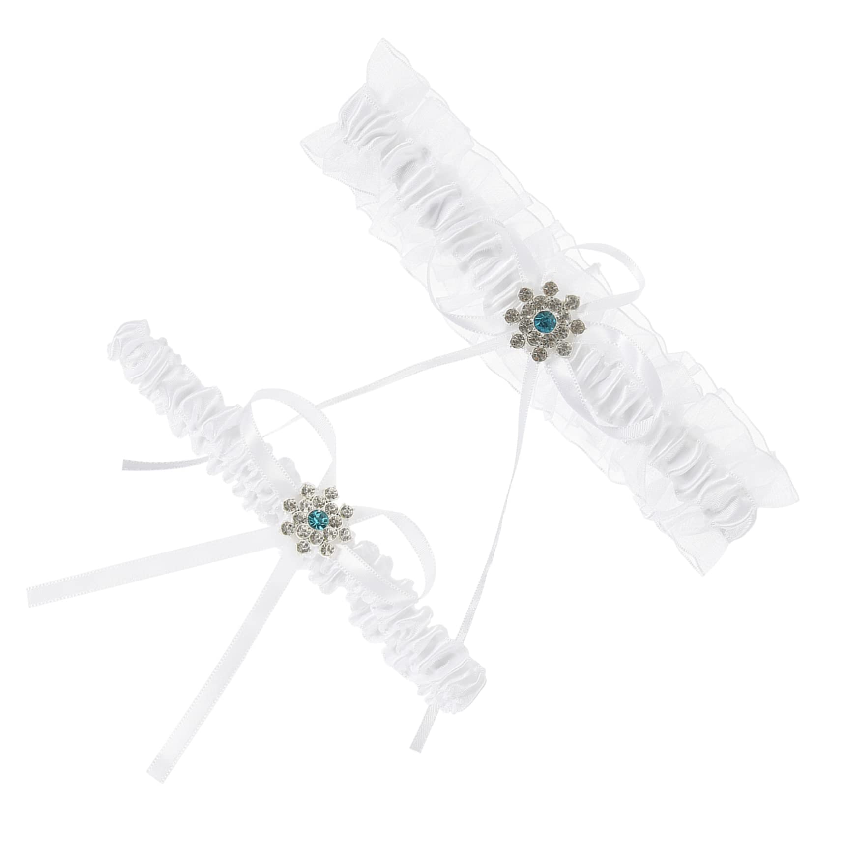 Abaodam 3 Set Di Giarrettiere Elastiche in Pizzo Da Sposa Di Per Le Donne Set Di Giarrettiere Da Sposa Decorazione Per Le Gambe in Pizzo Per La Sposa Gamba Della Sposa
